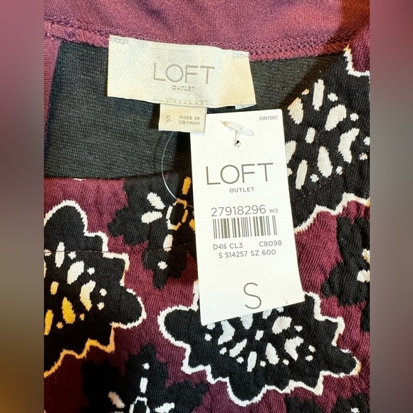 Loft Outlet Quilted Shift Dress size Small - Picture 8 of 9